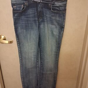Urban Pipeline Blue Mens Slim Straight Jeans